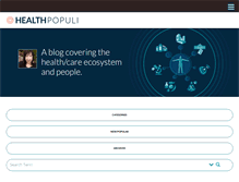 Tablet Screenshot of healthpopuli.com